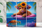 Summer Cow Country 20oz Tumbler Wrap, an Arts & Entertainment Photo by LamanAzalea (Thumbnail 1 of 2)