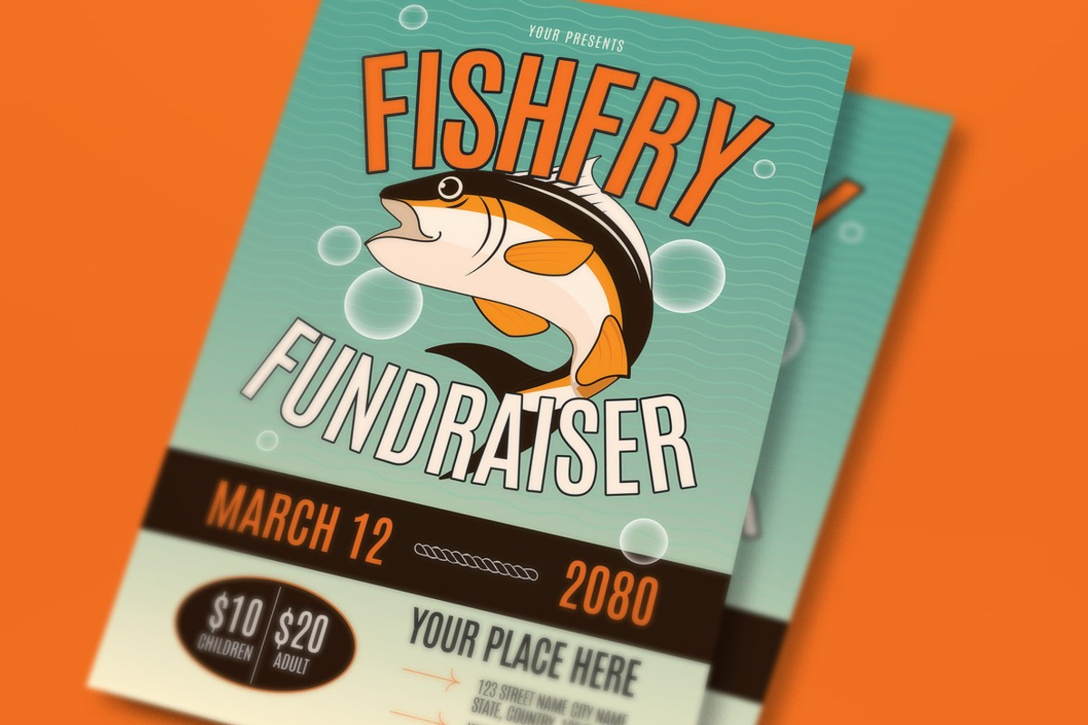 Fish Fry Funraiser Flyer preview 2