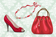 Set of woman clothes and accessories, an Illustration by Designifty (Thumbnail 3 of 5)