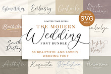 The Modern Wedding Font Bundle