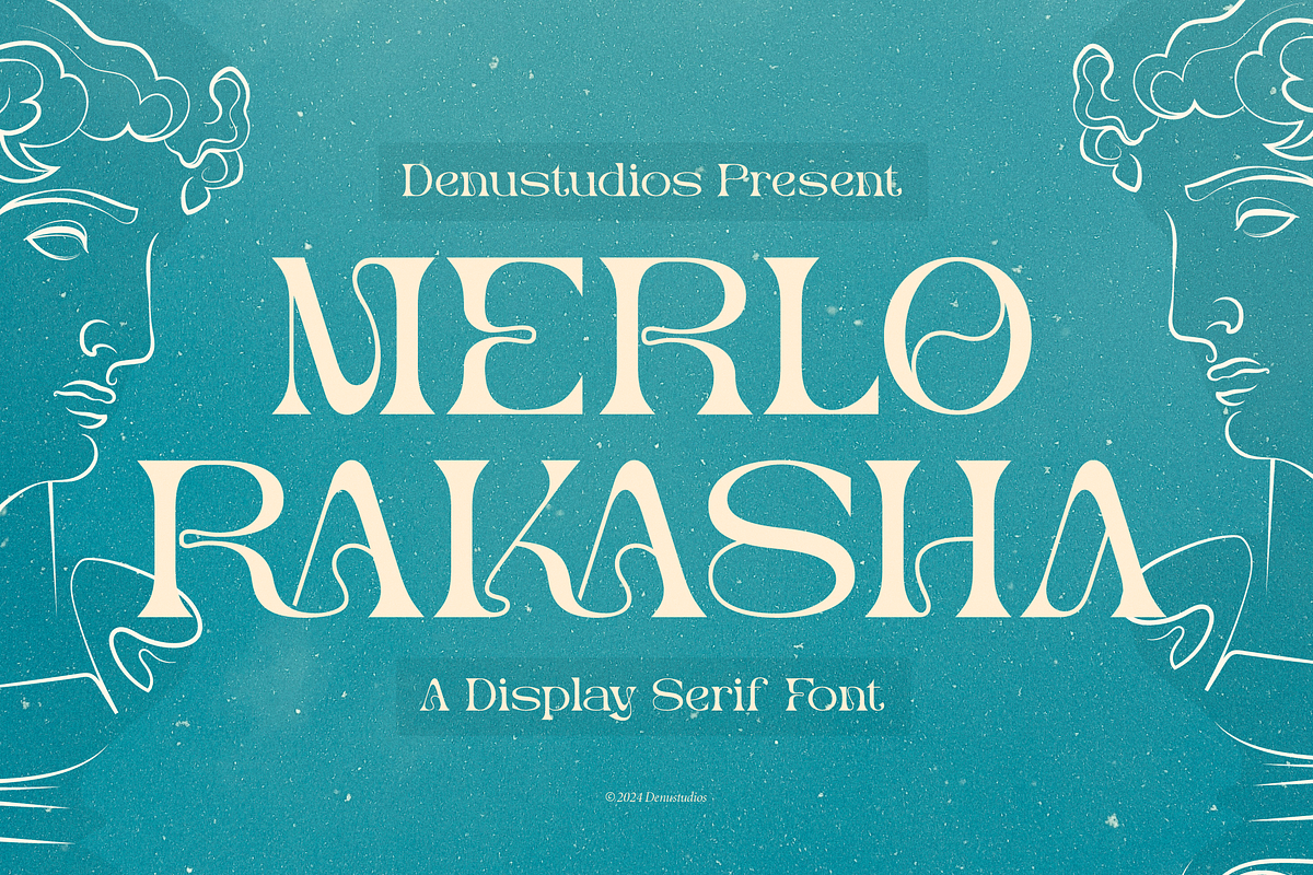 Merlo Rakasha | Display Serif Font, a Serif Font by Denustudios (Photo 1 of 13)