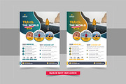 Travel Flyer Design, tour flyer set, a Flyer Template by Pavel_design (Thumbnail 5 of 11)