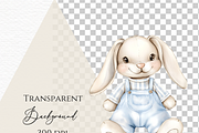 Watercolor baby boy toy blue clipart, a Decorative Illustration by Invite to Clipart (Thumbnail 6 of 7)