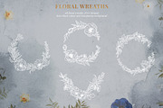 Gold floral alphabet/monograms, an Illustration by Pamyatka Shop (Thumbnail 9 of 12)
