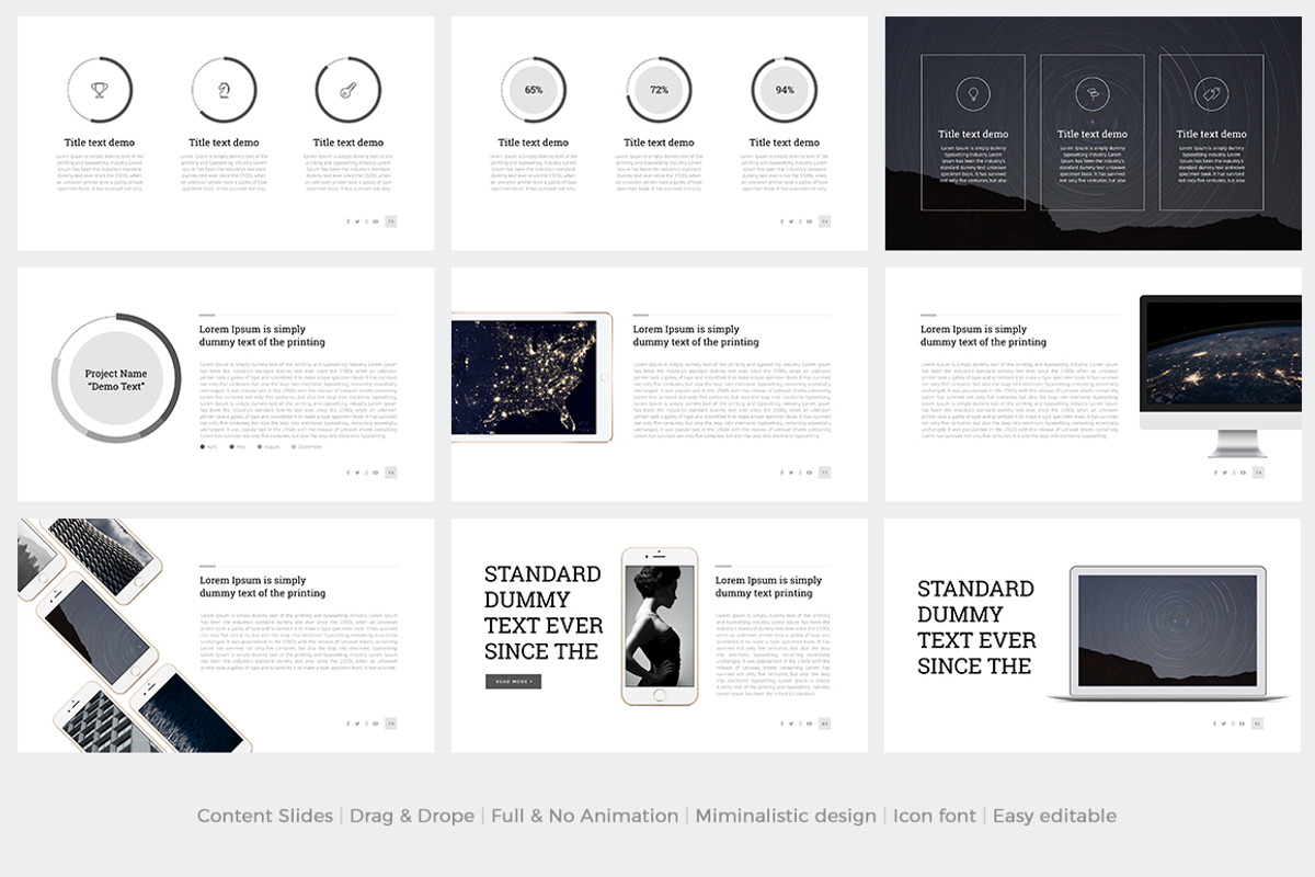 PRO Multipurpose Keynote Template, a Presentation Template by HiSlide.io