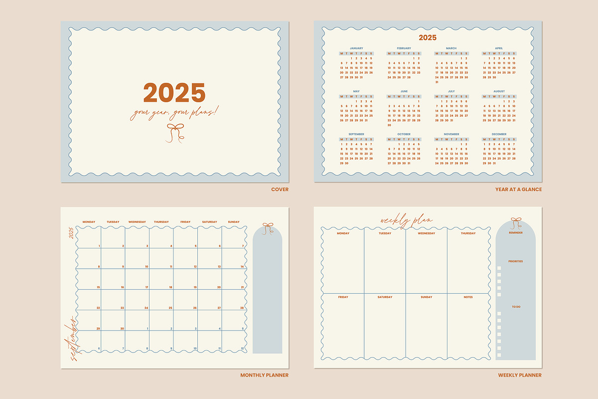 2025 Calendar and Planner, a Templates & Theme by May Motif (Photo 3 of 12)