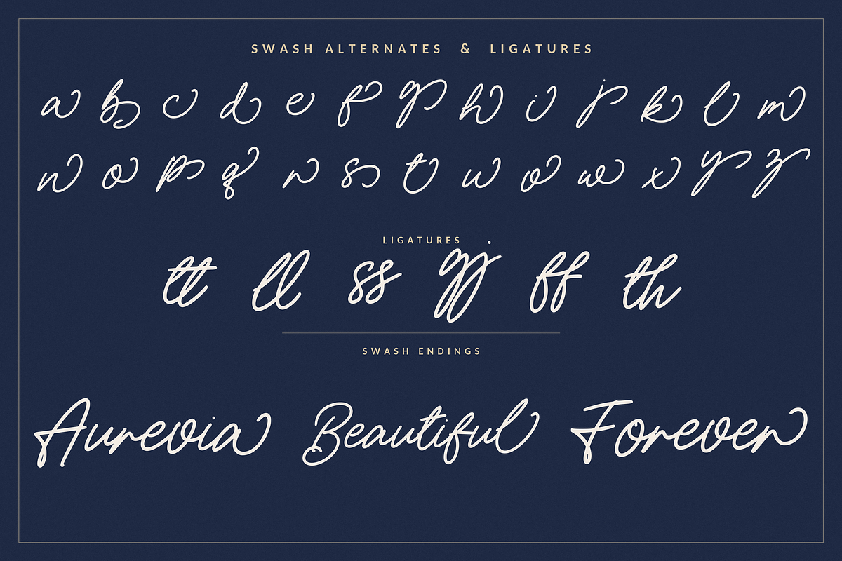 Aurevia Signature, a Script Font by Jackgridden (Photo 3 of 12)