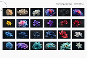 Majestic Gradient Flowers, a Wallpaper Graphic by Lumeno (Thumbnail 6 of 10)