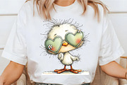 Summer Funny Chick Clipart, an Illustration by designcity5 (Thumbnail 5 of 5)