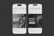 Social Media Post Mockup with Phone, an iPhone Mockup by graphypix (Thumbnail 3 of 4)