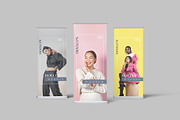 Rollup Banner Mockup, an Advertising Mockup by Graphiculon (Thumbnail 3 of 11)