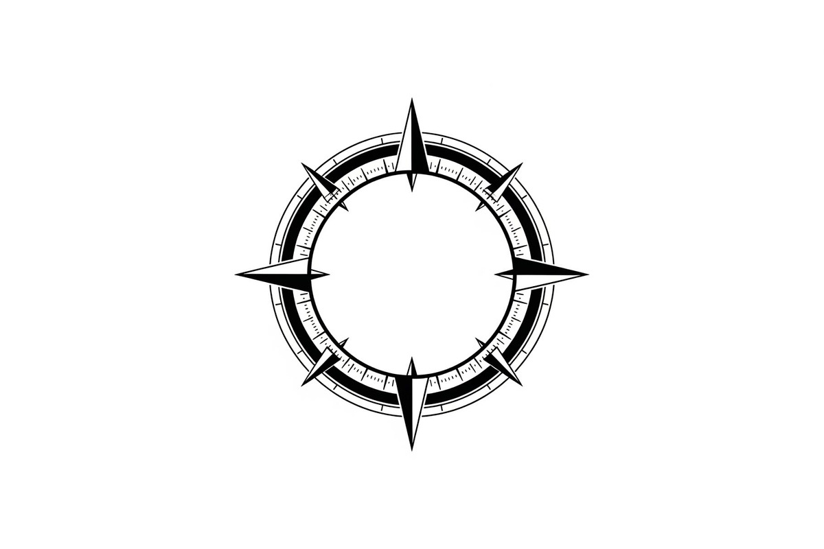 Vintage Compass Rose SVG Bundle, an Illustration by yasushie (Photo 8 of 29)