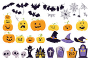 Halloween spooky collection, a Seasonal Illustration by Vectorwins Premium Shop (Thumbnail 3 of 4)