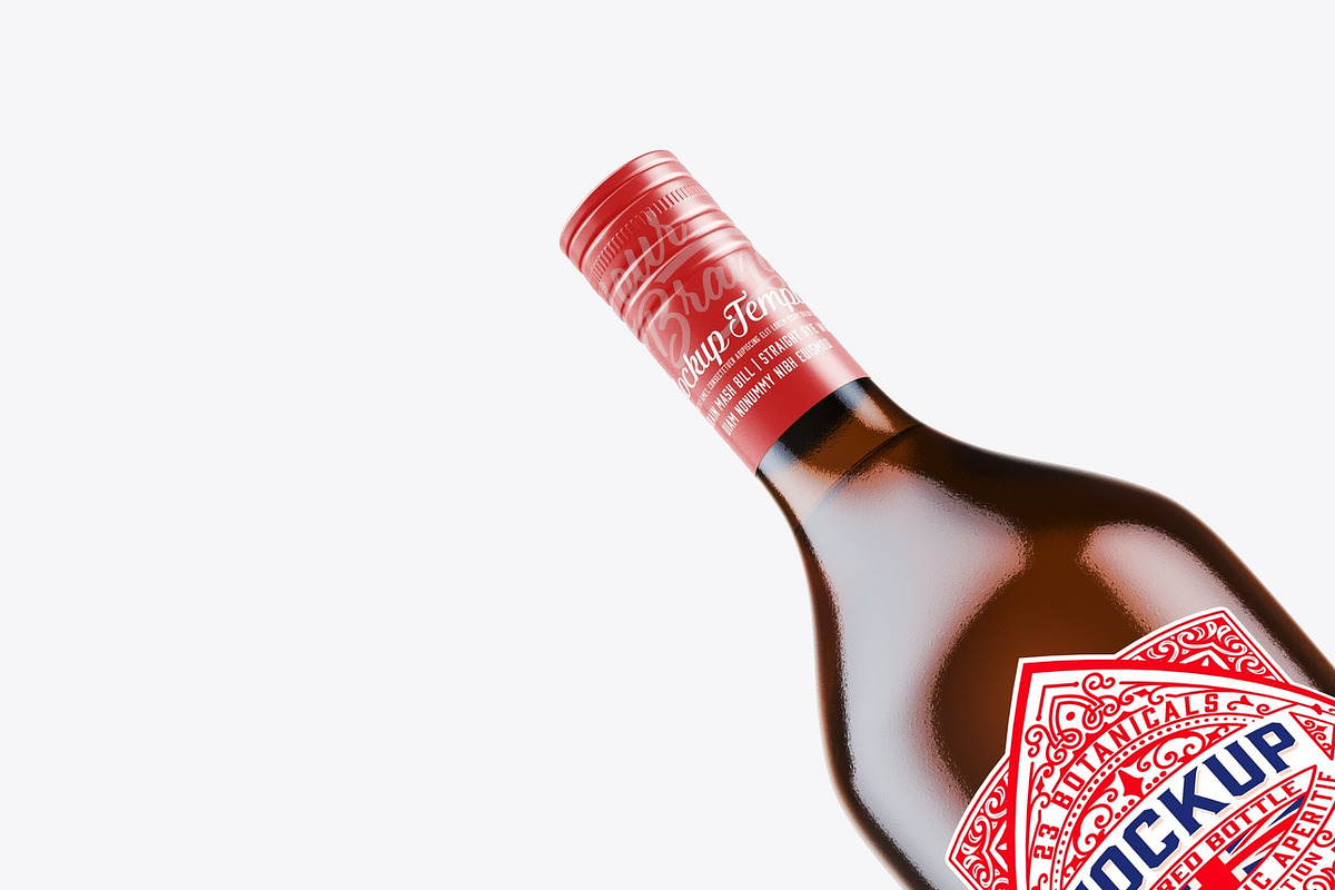 Vermouth Bottle Mockup, an Advertising Mockup by OneVectorStock (Photo 8 of 10)