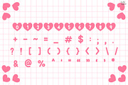 Valentine | Heart Decorative Font, a Symbol Font by LivelyAutumn11.11 (Thumbnail 3 of 4)