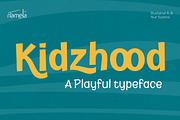 Kidzhood - Fun & Playful Font Family, a Handwritten Font by Namela Studio (Thumbnail 1 of 6)