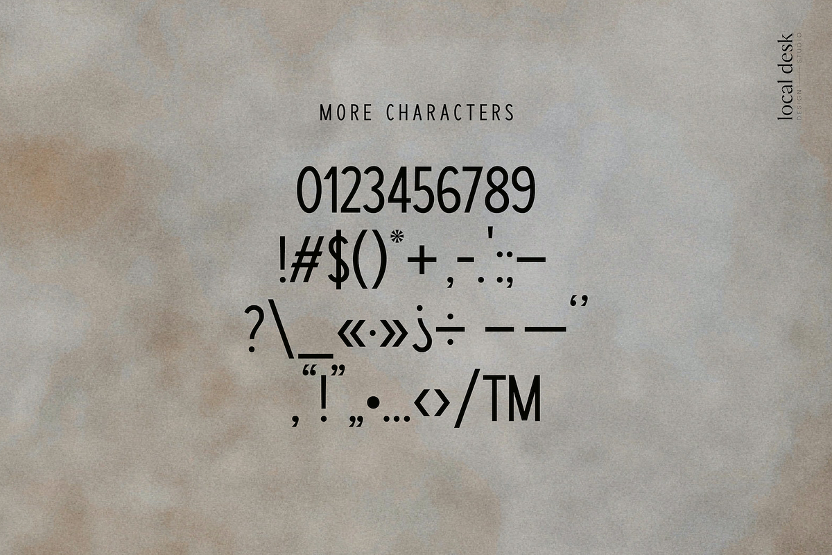 Loakberg – Extravagant Display Font, a Sans Serif Font by Local Desk Designstudio (Photo 13 of 17)