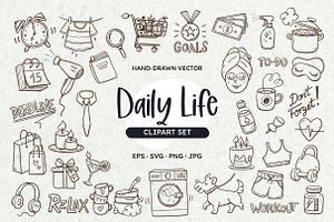 Daily Routines & Reminder Cliparts