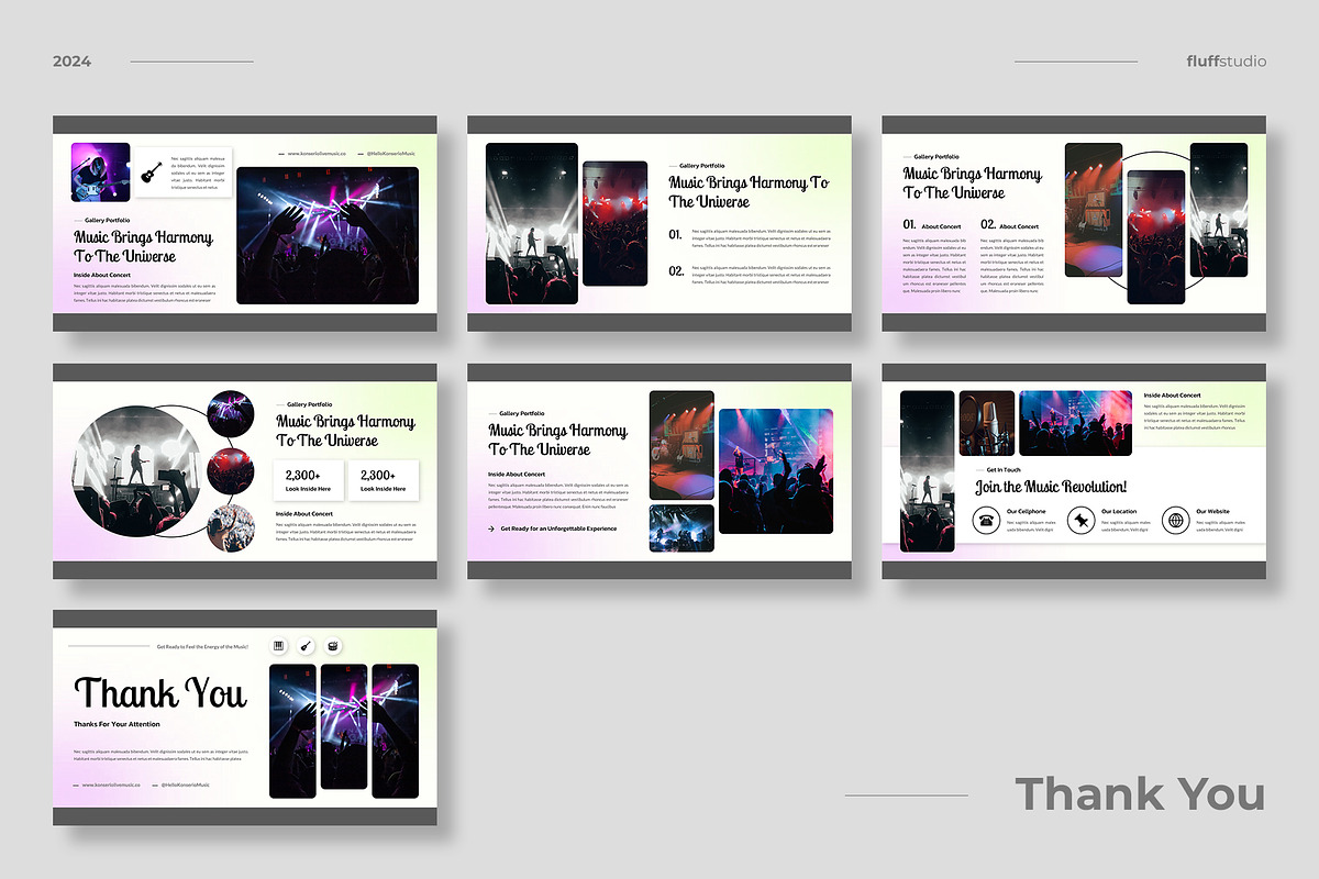 Musical Concert Keynote Template, a Presentation Template by fluffstudio (Photo 4 of 4)