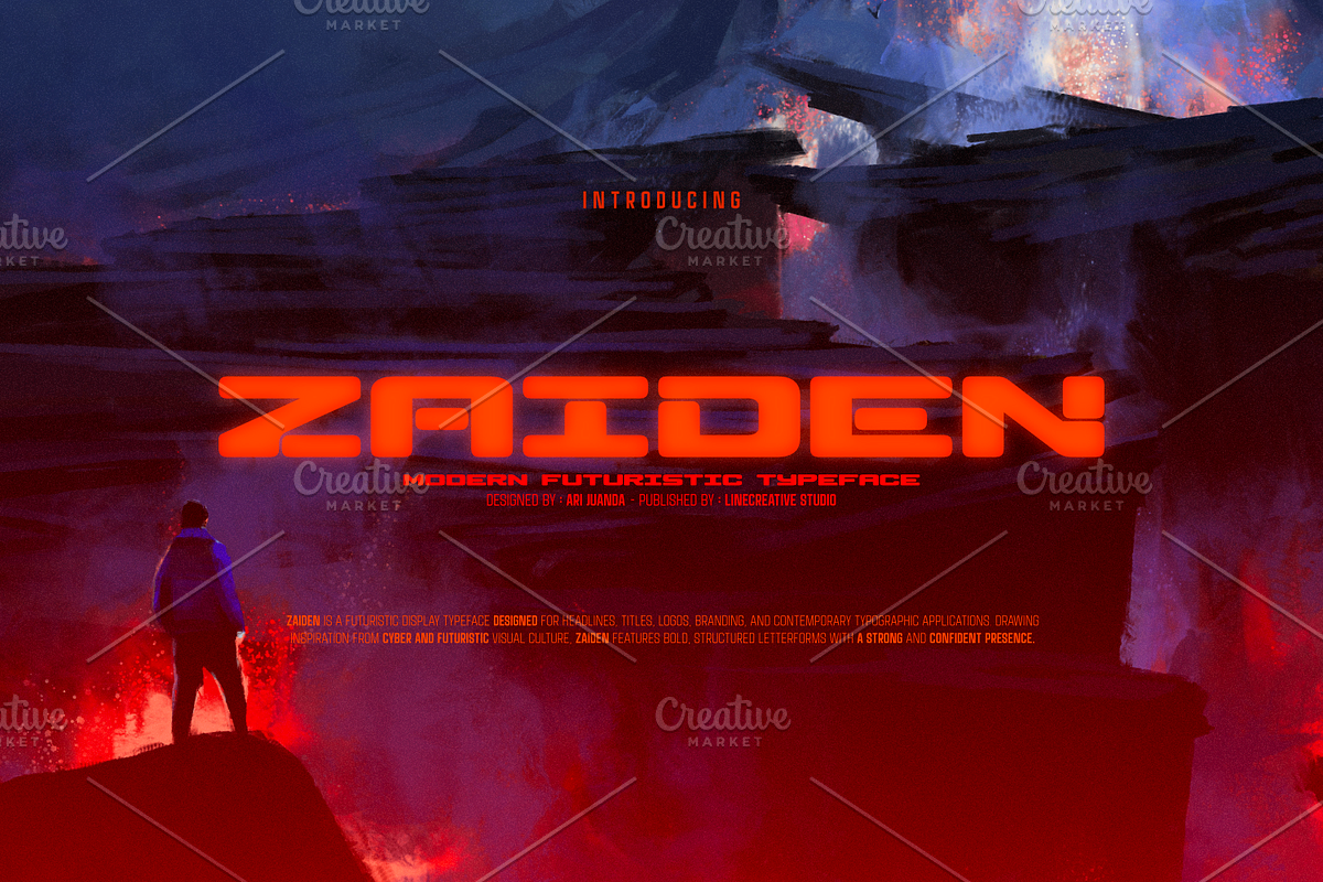 Zaiden, a Sans Serif Font by Linecreative (Photo 7 of 7)