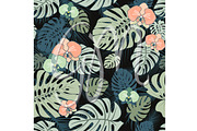Tropical Leaves Seamless patterns, an Illustration by GraphicMarket (Thumbnail 2 of 5)