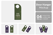Door Hanger Mockup, a Packaging Mockup by Hazzpro_Std (Thumbnail 1 of 5)