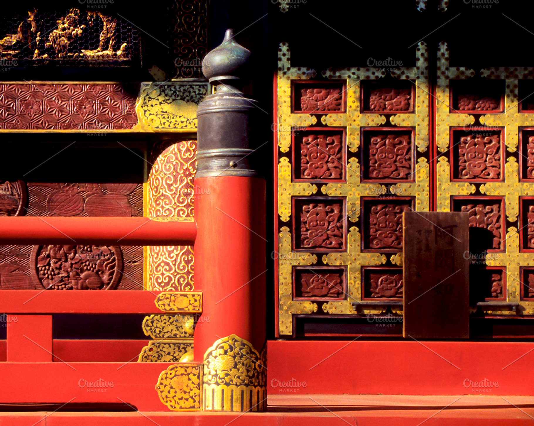 Japanese Temple Detail, an Architecture Photo by THP Creative