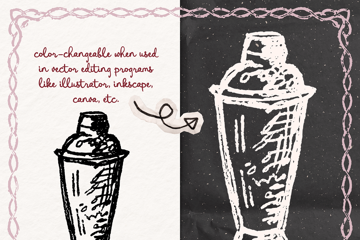 Dinner Party Clipart, Supper Club, a Food Illustration by The October Creative (Photo 2 of 13)