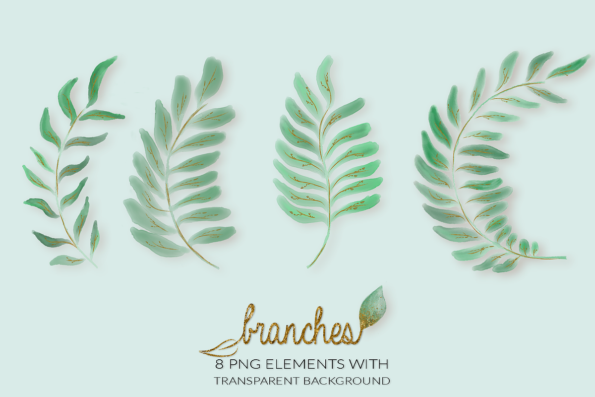 Branches & Splatter Kit, a Brush Add-On by PandoraDreams (Photo 5 of 38)