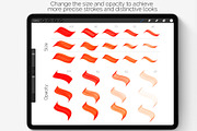 Calligraphy Procreate Brushes, a Brush Add-On by ZenLettering (Thumbnail 15 of 16)