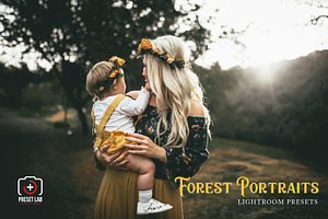 Forest Portrait For Lightroom