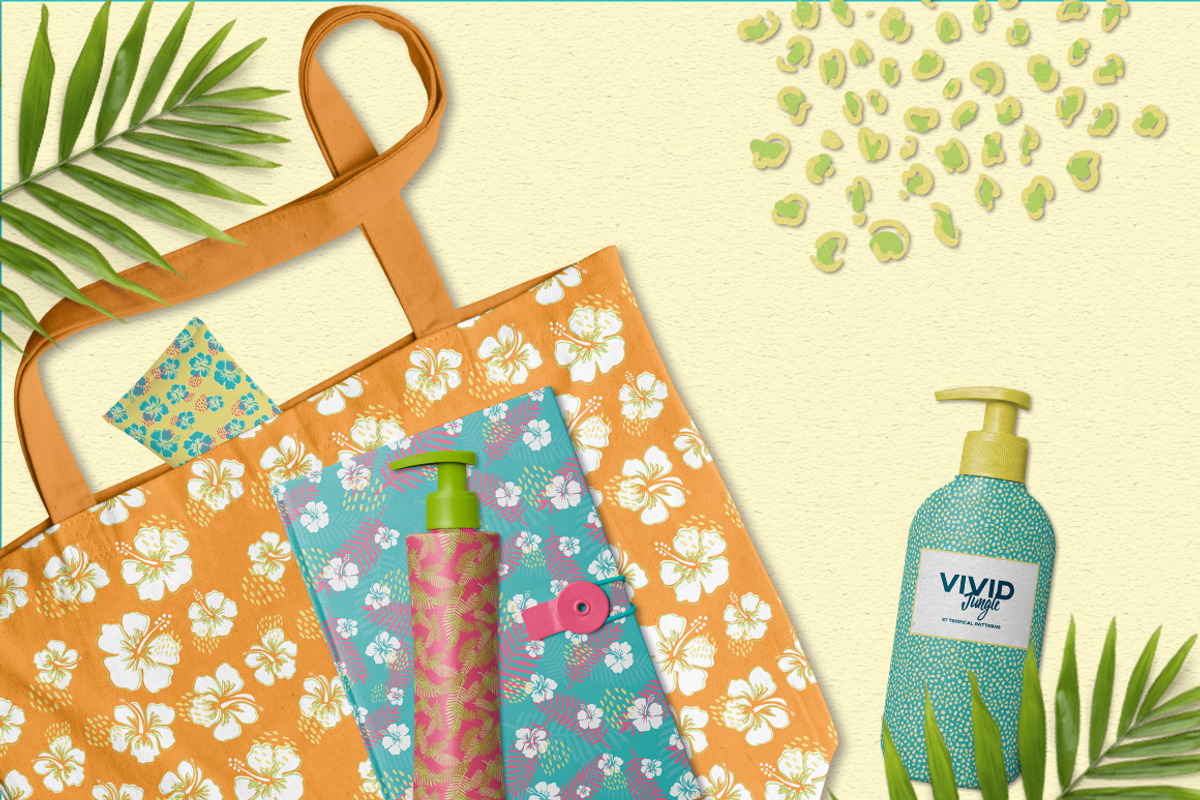 Vivid Jungle, a Pattern Graphic by Kenzagraphics (Photo 4 of 4)