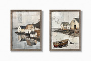 Seaside Villages, a Decorative Illustration by rileyBgraphics (Thumbnail 3 of 7)