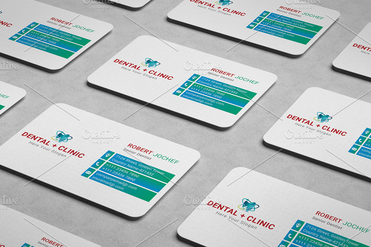 Dentist Business Card, a Business Card Template by graphicsunday (Photo 5 of 5)