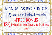 Mandalas big bundle design elements, a Pattern Graphic by Tierre3012 (Thumbnail 1 of 21)