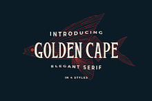 Golden Cape Font + Bonus
