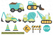 Land & Sea Construction Trucks, an Illustration by Amanda Ilkov (Thumbnail 2 of 2)