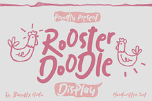 Rooster Doodle - Display Font