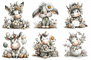 Whimsical Easter Cute Unicorn Clipar, an Illustration by Daily.Designs (Thumbnail 5 of 8)