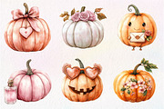 Coquette Pumpkin Clipart, an Illustration by CreationArt (Thumbnail 3 of 9)