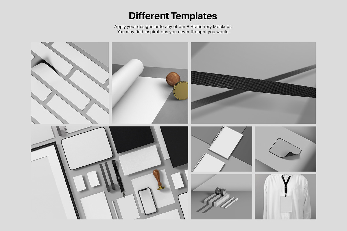 8 Stationery Mockups (Standard) 2/2, a Books & Magazine Mockup by Grandvity Design (Photo 6 of 22)