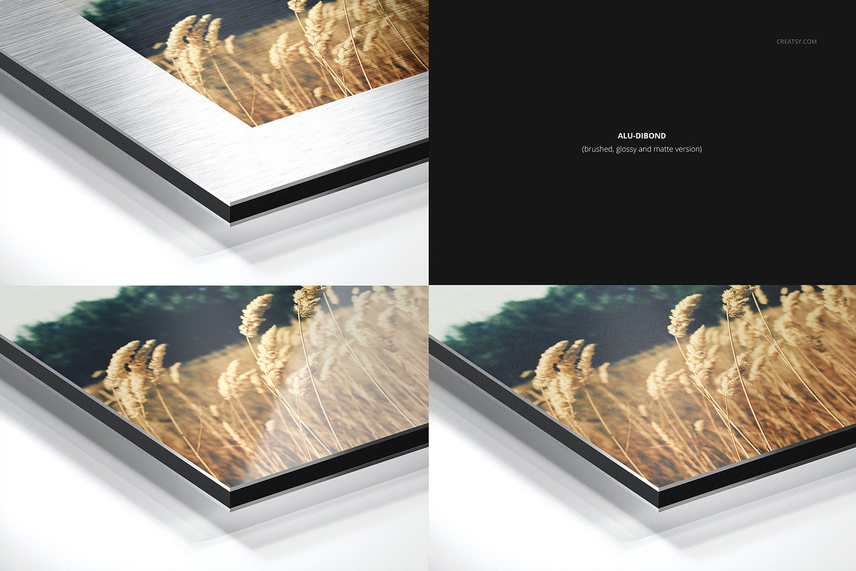 Dibond & Acrylic Closeups Mockup Set, a Household Mockup by creatsy5 (Photo 5 of 10)