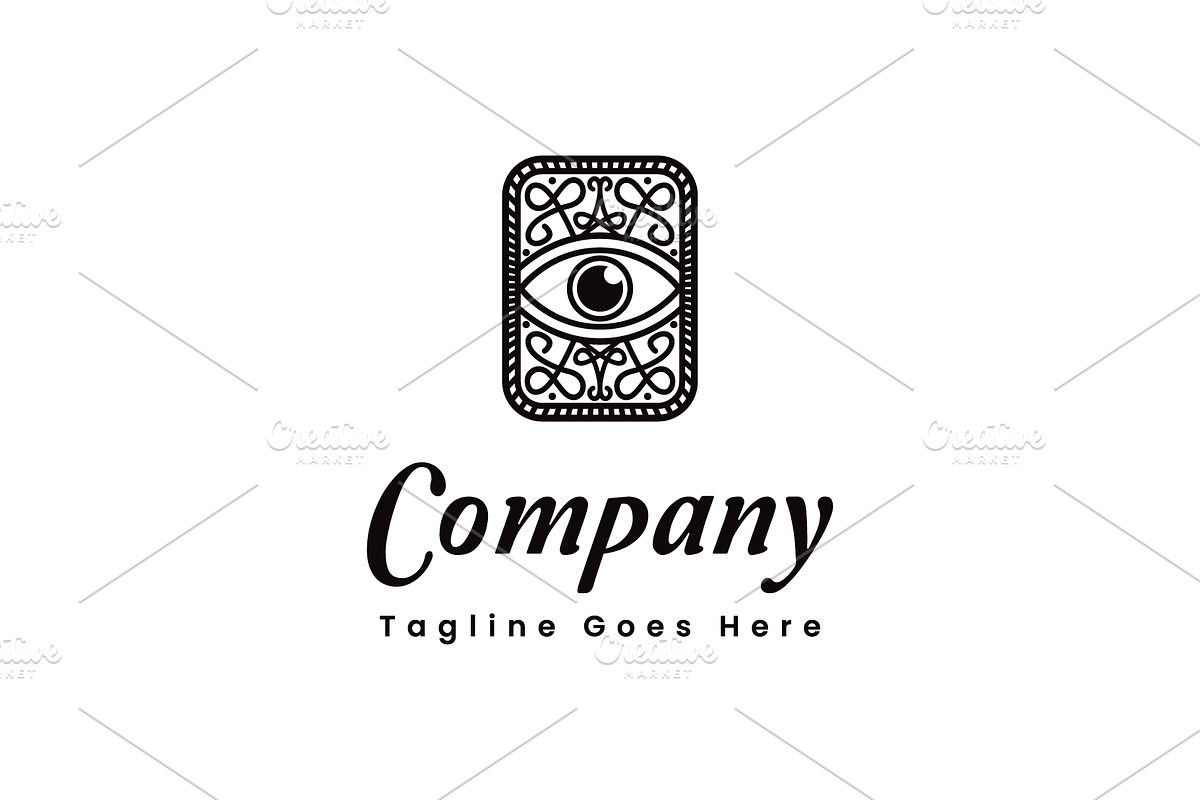 Eye Card Illuminati Logo, a Branding & Logo Template by Atlantis X Nurman Arbai (Photo 1 of 2)