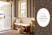 Oak & Acorn Autumn Patterns - Brown, a Pattern Graphic by Eclectic Anthology (Thumbnail 10 of 13)
