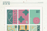 Abstract Geometric Posters, a Background Graphic by Collection by VY (Thumbnail 12 of 15)