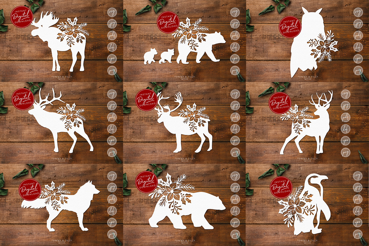 Christmas Mega Bundle, an Object Graphic by Tommy & Tilly Design (Photo 2 of 12)