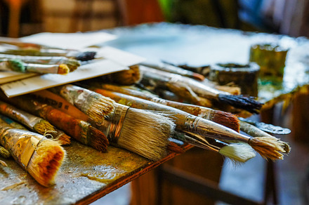 Aristic paint brushes