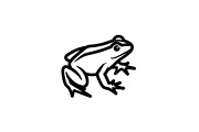 Frog Silhouette Vector Bundle, an Illustration by jahid234 (Thumbnail 40 of 46)