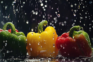 Paprika plant have a complex texture, a Photo by Maylianaw28