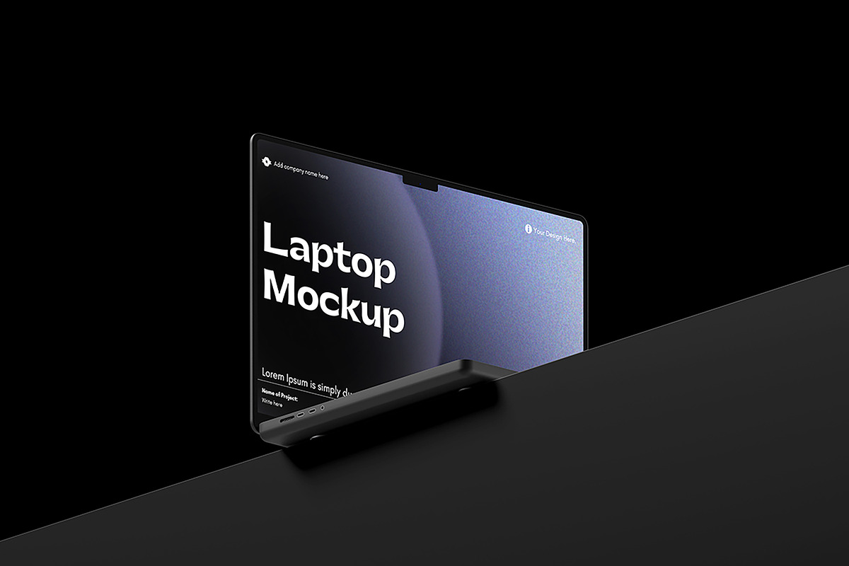 High Quality Laptop Mockup, a Mac Mockup by Difa Design (Photo 2 of 4)